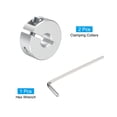 thumbnail image 3 of Single Split Shaft Collar Set for 6mm Shaft, One-Piece 2pcs Clamping Collars 20mm OD, 8mm Thickness, 3 of 5