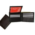 thumbnail image 2 of Soft Lambkin Leather Removable Flap ID Card Holder Bifold Wallet 1143, 2 of 19