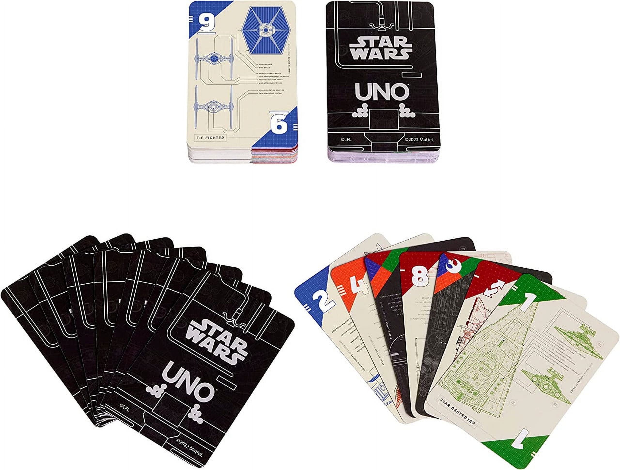 ?UNO Star Wars Technical Schematics Card Game