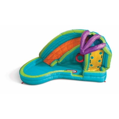 Little Tikes Slam 'n Curve Slide Infaltable Outdoors Kiddie Pool | 632914C
