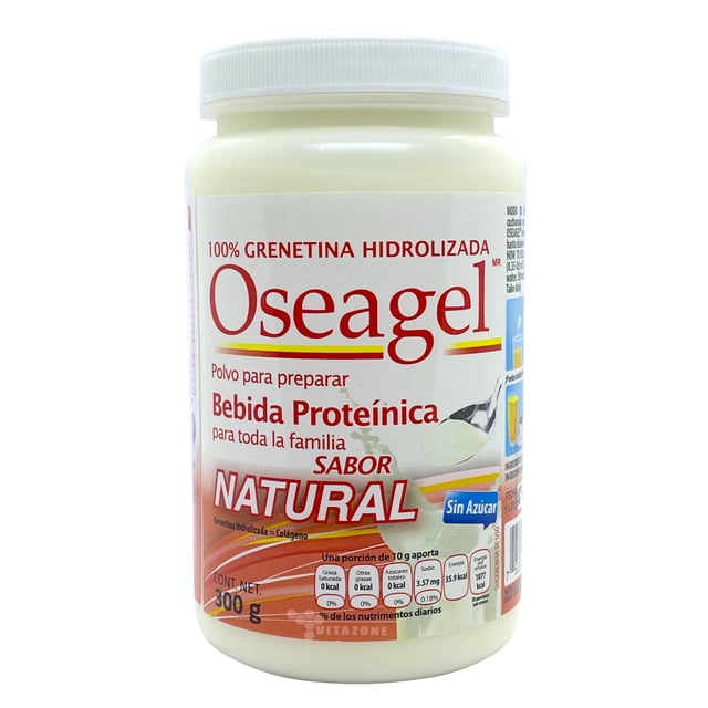 Oseagel Grenetina Hidrolizada 300 grs sabor Natural sin azúcar Productos Duché OSEAGELNATURAL