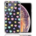 thumbnail image 1 of MUNDAZE For Apple iPhone XR Valentine's Day Heart Candies Polkadots Design Double Layer Phone Case Cover, 1 of 3