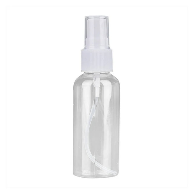 WANGQI Fine Mist Clear Spray Bottles with white Pump Spray for Essential Oils Travel Perfume Refillable Bott