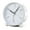 white, variant on CHUANK Analog Alarm Clocks for Bedrooms 4 inch Silent Non Ticking Battery Operated with Night Light Small Retro Simple Design Clock for Table Bedside Desk Travel White)