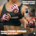 thumbnail image 5 of SIMARI Workout Gloves for Men Women Padded Weightlifting Gloves with Wrist Support, Full Palm Protection, Fingerless Gym Gloves Fitness Training, 5 of 7