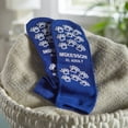 thumbnail image 6 of McKesson Slipper Socks, Non-Slip Grip Hospital Socks - Blue, Size XL, 96 Pairs, 6 of 11