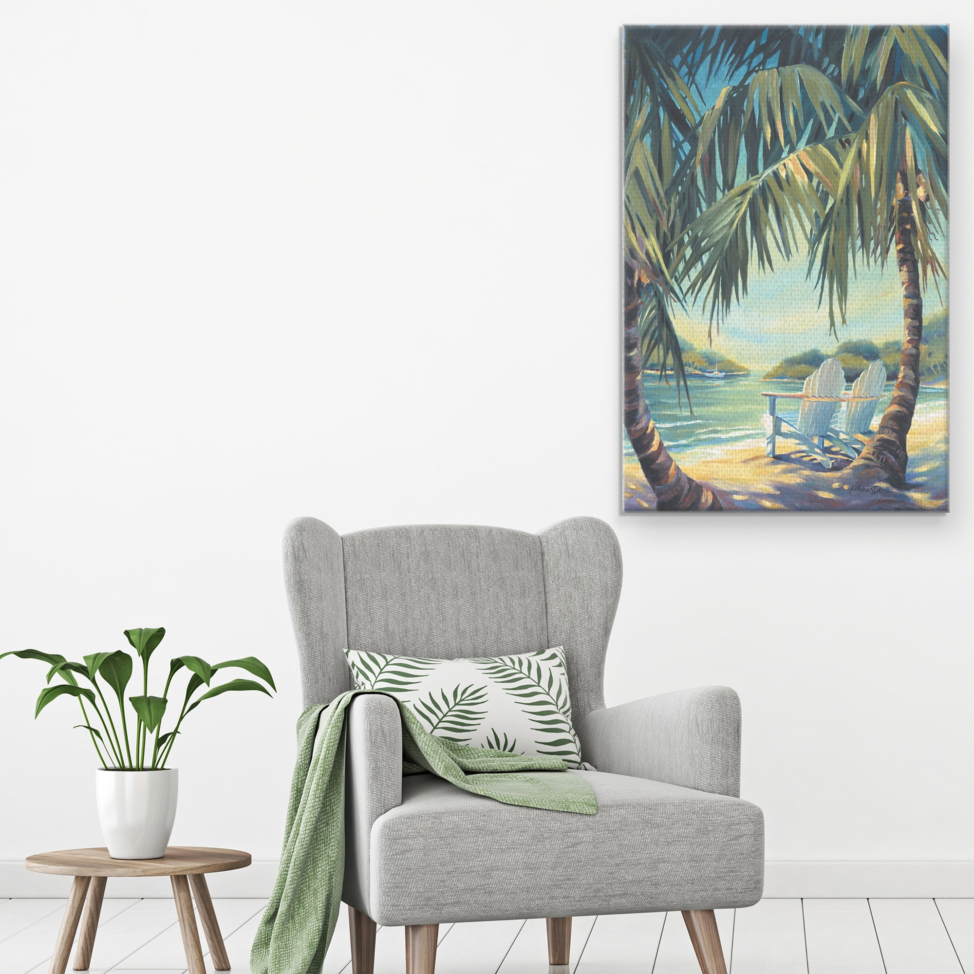Masterpiece Art Gallery Hideout II Ocean By Kathleen Denis Canvas Art Print 24" x 36"
