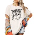thumbnail image 3 of Thinking of You Voodoo Doll Shirt for Women and Teens Funny Witchy Halloween Tee Ivory Shirt Adult Small, 3 of 4