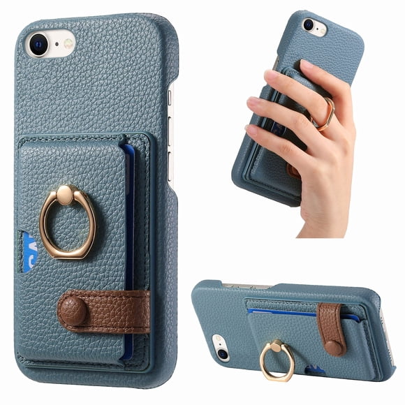 Compatible con Samsung Galaxy A13 4G, Funda GANGXUN con soporte magnético y tarjetero