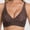 Gray leopard print, variant on Seamless Wireless V-Neck Comfort Bra for Women, U-Back Back Fat Smoothing 3D Jelly Support Padded Everyday Underwear, Adjustable Anti-Slip Straps Multi Color Breathable Daily Sleep Casual Bra
