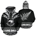 thumbnail image 3 of Sudadera con capucha Aotearoa Silver Fern Roll Into My Heart, sudaderas con cremallera para mujer y hombre, sudaderas de gran tamaño a la moda, ropa deportiva Y2k, 3 of 5