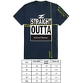 thumbnail image 2 of W Republic Apparel 511-181-327-03 Texas State University Straight Outta College Tee for Men - Maroon, Large, 2 of 2
