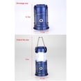 thumbnail image 3 of Matsuzay Linternas plegables con energía solar LED Lámpara portátil Luz de llama LED Lámpara de mano Senderismo Camping Linterna Luz Iluminación Iluminación novedosa Matsuzay HA025521-00, 3 of 6