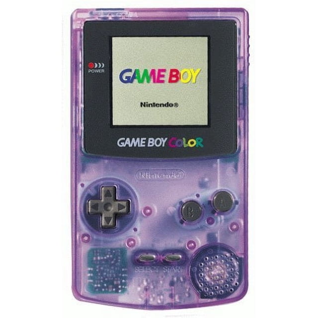 Game Boy Couleur Atomique Violet avec Couvercle de Pile Assorti (Remis à Neuf)