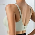 thumbnail image 3 of khonts,Women's Seamless Wireless Bra Comfort Push up Bras Soft Full Coverage Adjustable Spaghetti Strap Bralettes Green M, 3 of 5