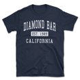 thumbnail image 1 of Diamond Bar California Classic Established Men's Cotton T-Shirt, 1 of 1