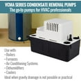 thumbnail image 2 of Little Giant 554401 VCMA-15UL Condensate Removal Pump, 2 of 9