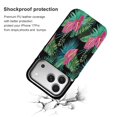 thumbnail image 2 of Summer Exotic Floral Tropical Palm Leaves Leather Wallet Case for iPhone 15 Wallet Case Card Holder Flip, 2 of 8