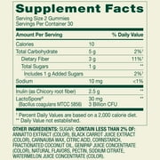 Spring Valley Probiotic with Prebiotic from Inulin Vegetarian Gummies for Digestive Health, Assorted Flavors, 3 Billion CFU, 60 Count