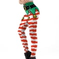 thumbnail image 4 of Mujeres Niñas Navidad Leggings Flaco Navidad Jingle Bell Impreso Cintura alta Elástico Medias Pantalones Pantalones de yoga Fridja nalpqowj16081, 4 of 7
