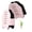 A, variant on Paddle Game Badminton Hand Rackets Wearable Paddles Lightweight Racquets Shuttlecock for Grass Beach Toys Outdoor Activities Backyard, Pink 2x rackets 1x balls