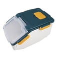 thumbnail image 4 of YAHHU Airtight Rice & Grain Storage Bin – 11 lb, Deep Blue, Moisture‑Proof, Thick PP, Multi‑Functional Kitchen Container, 4 of 13