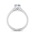 thumbnail image 2 of Bow Jewelry 1.6 Ct Round Cut Moissanite Prong Set Engagement Ring - 14K White Gold Plated Ring for Women - Engagement Ring for Her - Moissanite Ring - Great Gift for Her, 2 of 3