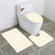 thumbnail image 1 of Juego de alfombras de baño ABPHQTO Marfil Estilo Victoriano 3 piezas, 1 of 2