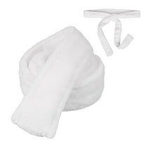 White Robe Belt Replacement Soft Flannel Robe Belt Hotel Bathrobe Belt Replacement Waist Belt Robe for Bathrobe Belt Replacement, 67 x 1.6 inch