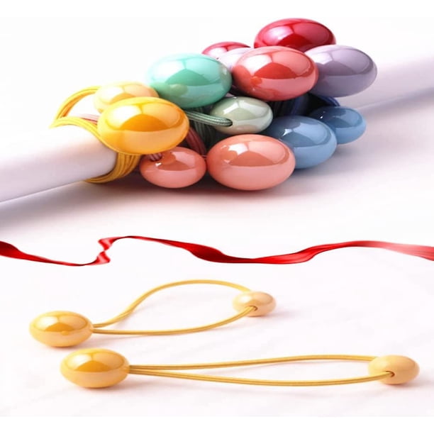 cola de caballo Bolas dobles para niños Lazo para el cabello Lazo para el cabello Banda para el cabello linda para mujeres Niñas Accesorios para el cabello para niños (14 piezas, multicolor)