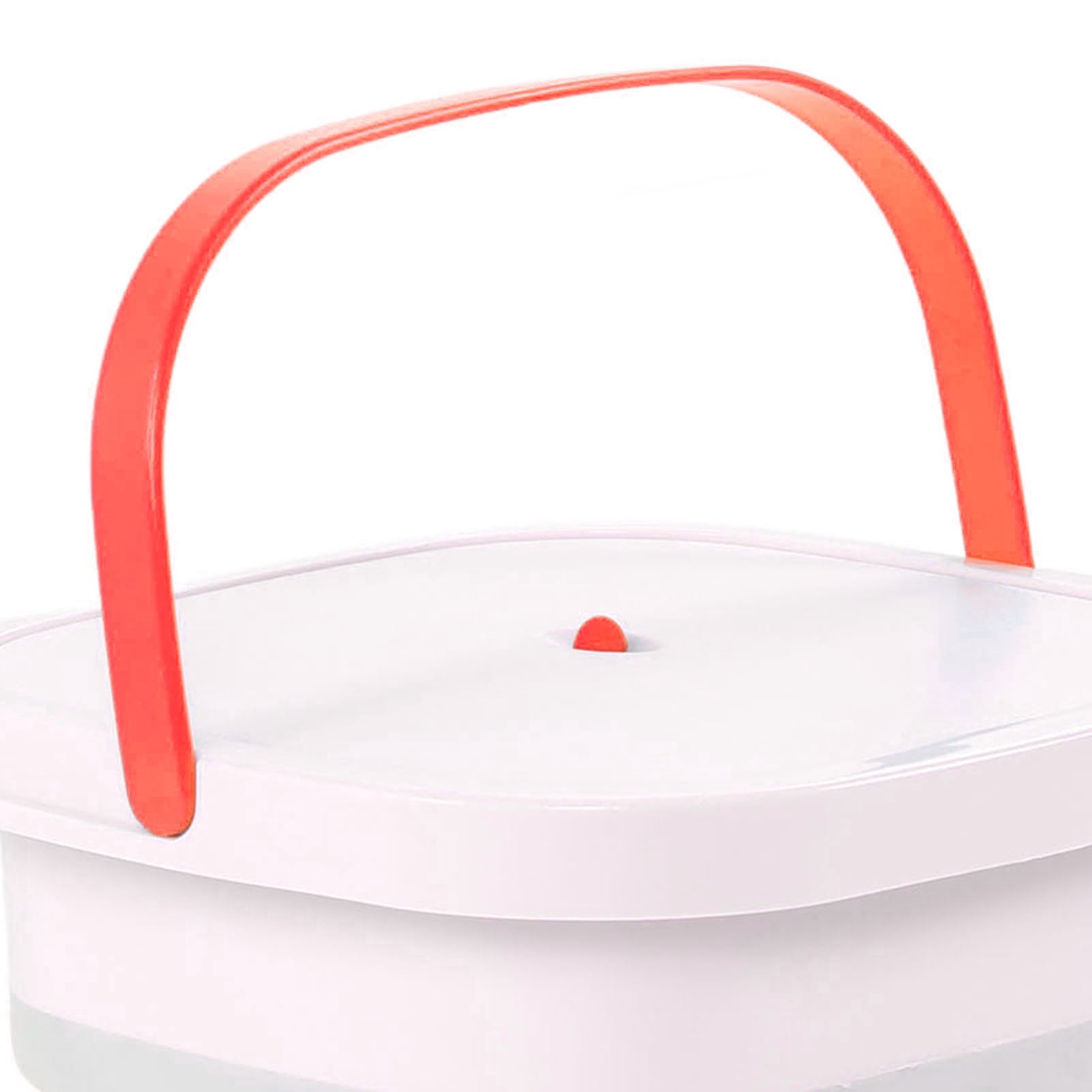 Nieyigj Mini Portable Bucket Washer 6L Foldable Automatic Washing Machine (1.58 Gallon / 6L) with LCD Panel Display for Dorms, RVs, and Travel