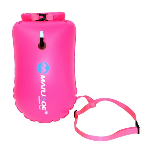 Boya de natación perfecl flotador de seguro de natación alta visibilidad bolsa seca ligera flotador para paseos en bote kayak pesca