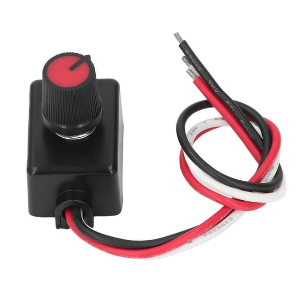 12-24V Dimmer Switch, Space Saving ABS Multifunctional  Switch PWM Dimming  for Interior Lighting