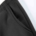 thumbnail image 3 of Babcutegg Mens Letter Print Outfit 2-Piece Hooded Sweathsirt and Jogger Sweatpants Loose Casual Set Dark Gray Size L, 3 of 7