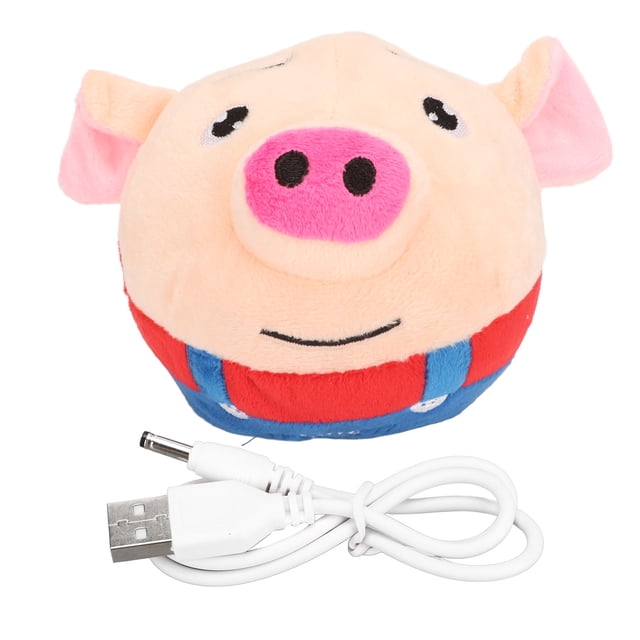 Oubit Electronic Dog Bouncing Toy,Pet Bouncing Ball USB Interactive Pet Toy Pet Bouncing Ball Toy Sturdy Construction