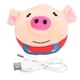 thumbnail image 1 of Pelota saltarina para mascotas, recargable por USB, interactiva, lavable, con sonido de cerdo de dibujos animados, juguete electrónico para perros cachorros, 1 of 14