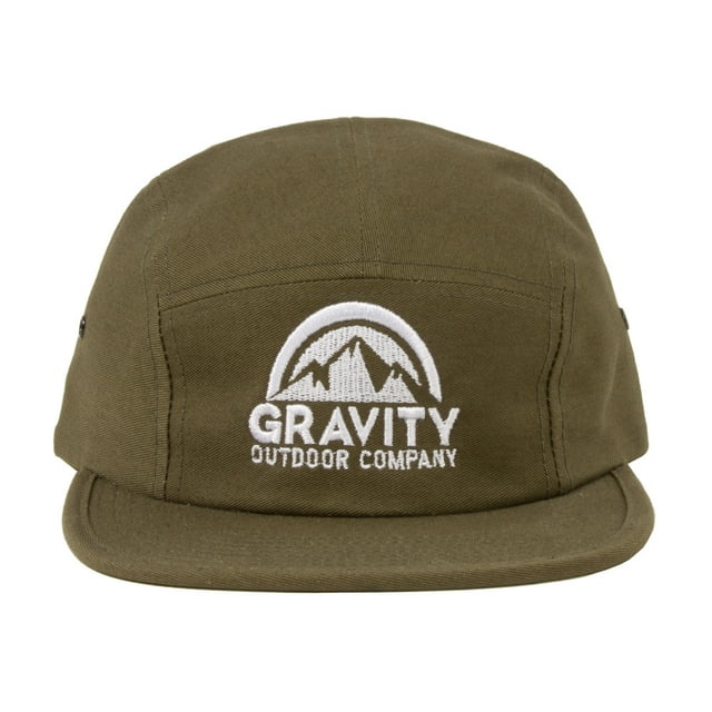 Gravity Outdoor Co. 5 Panel Hat - Olive