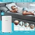thumbnail image 6 of Costway 9-Pint(DOE) Dehumidifier with Auto Defrost & 24H Timer Drain Hose 2,000 Sq. ft Coverage Area (MAX 32Pint at 95°F, 90%RH), 6 of 10