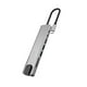 thumbnail image 1 of Ruifaya Adaptador de concentrador de 100 m con suministro de energía tipo C, estación de acoplamiento liviana de ocho pulgadas, diseño doble para EE. UU., expansión de acoplamiento W8w8 USB, 1 of 6