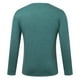 thumbnail image 5 of Camiseta de manga larga de color liso para hombre: cuello redondo holgado, para todas las estaciones, material de poliéster, tallas S-XXXL., 5 of 5