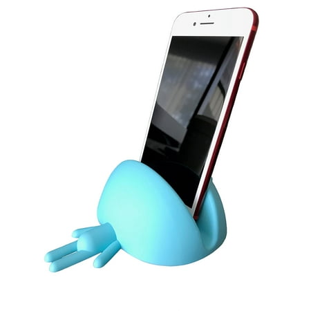 cute funny big head silicone cell phone stand and business card holder supports all phones - Cell Phone Business Card Holder cute funny big head silicone cell phone stand and business card holder supports all phones - Cell Phone Business Card Holder