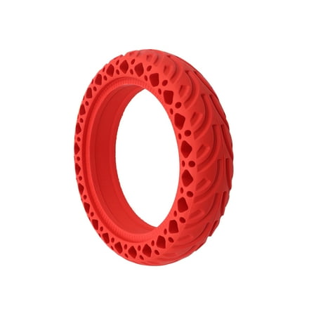 

Electric Scooter Tyre Shock Absorption Solid Rubber Scooter Wheel Honeycomb Design Wear Resistant Skateboard Tyre Non-Pneumatic Tyre Damping Wheel for Xiaomi Scooters