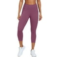 thumbnail image 6 of NELEUS Womens High Waist Capri Yoga Leggings Cropped Pant for Workout with Two Pockets,Lavender Pinkish Purple,US Size M, 6 of 9