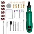 thumbnail image 3 of DEBGFS Cordless Rotary Tool Adjustable Speed Mini Electric Grinder Rechargeable Engraving Pen with 3 Speed and 36Pcs Accessorie,Green, 3 of 6