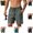 Dark Gray, variant on YOUYEDIAN Gym Shorts Men Casual Loose Running Beach Shorts