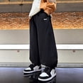 thumbnail image 6 of NOEGOEU Boys Sweatpants Elastic Waist Joggers Cotton Pull on Pants for Kids with Pockets 5-16Y (Black,11-12 Years), 6 of 8