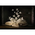 thumbnail image 3 of Bonadio, Heather 14x11 Black Modern Framed Museum Art Print Titled - Lepidopterology, 3 of 5
