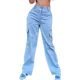 thumbnail image 2 of Pantalón Cargo Holgado Tiro Alto Bolsas Laterales Mujer, 2 of 2