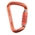 thumbnail image 2 of 28KN Rappel Mosquetón de Bloqueo automático Sunnimix Naranja Mosquetón de escalada en roca, 2 of 8