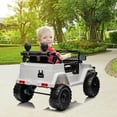 thumbnail image 3 of QinaQin Ride on Truck Car, 12V 7AH Licensed Toyota Ride on Car with Remote Control, Battery Powered Kids Car with Spring Suspension, EVA Tires, USB, Music, LED Lights,Ride On Toy for Kids, 3 of 7